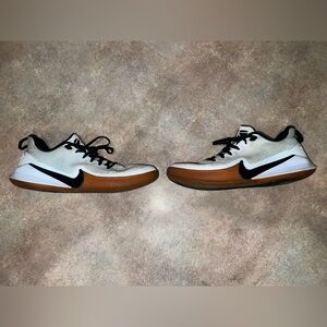 White Kobe Fury basketball sneakers
